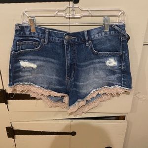 Free People Jean Shorts